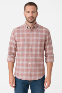 Men Regular Fit Checked Casual Shirt